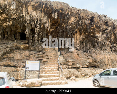 Quadirikiri Höhle, Nationalpark "Arikok", Aruba Stockfoto