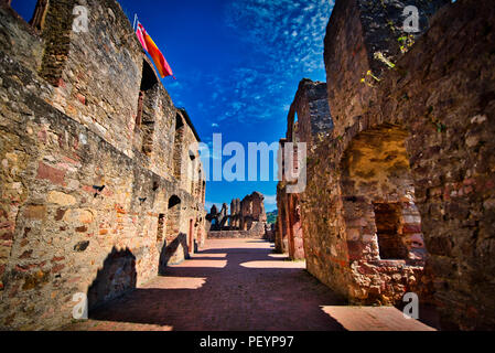 Schloss Ruine Hochburg Deutschland Stockfoto