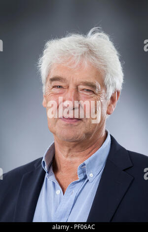 Edinburgh, Großbritannien. 18 August, 2018. Jamie Jauncey, der schottische Schriftsteller und Romancier. Dargestellt an der Edinburgh International Book Festival. Edinburgh, Schottland. Bild von Gary Doak/Alamy leben Nachrichten Stockfoto