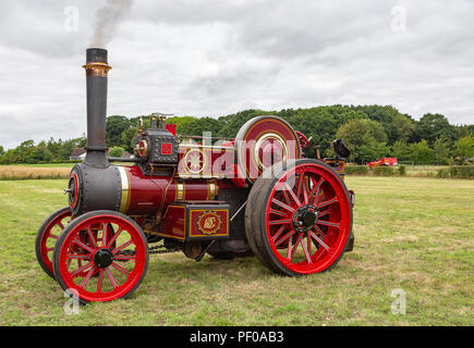 Dampf bis 18. August, auf dem Weg zum 50. Jahrestag des Great Dorset Steam Fair Tarrant Hinton, Blandford.de zu besuchen. Kredit Suzanne McGowan/Alamy leben Nachrichten Stockfoto