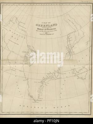 Bild von Seite 391 der "Zeitschrift für eine Reise in die nördlichen Wal - Fischerei; einschließlich der Forschungen und Entdeckungen in der östlichen Küste von West Grönland, im Sommer des Jahres 1822, in dem Schiff Baffin, etc. für die von der Bri9498. Stockfoto