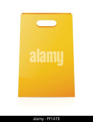 Shopping Bag, realistisch Vektor-illustration close-up Stock Vektor