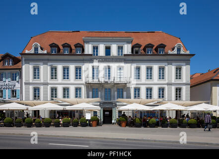 Angleterre & Residence Hotel, Place du Port, Lausanne, Schweiz Stockfoto