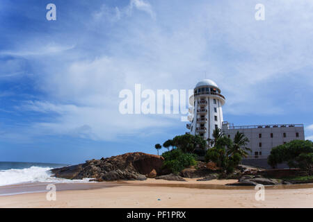 Sri Lanka. Ambalangoda. 3. Juni 2016 auf dem Leuchtturm. Stockfoto