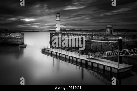 Newhaven Leuchtturm, Edinburgh Stockfoto