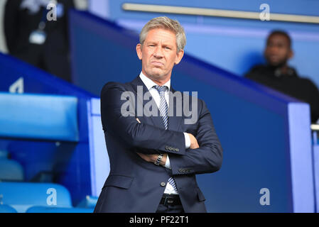 Everton Sporting Director Marcel Marken während der Premier League Spiel im Goodison Park, Liverpool. Stockfoto