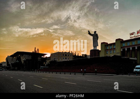 Leben in Chengdu, Sichuan, die größte Stadt im Südwesten Chinas. Stockfoto