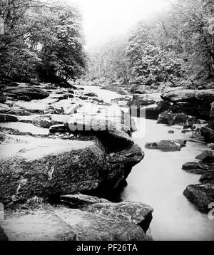 Die Strid, Yorkshire Dales in den 1930er Jahren Stockfoto