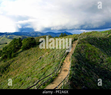 Die herrliche Küste nördlich von San Francisco ist eine der schönsten der Welt. Ein guter Weg, um zu sehen, es ist aus dieser Sicht. Stockfoto