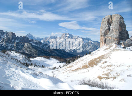 Die herrlichen Dolomiten in Cortina D'Ampezzo Stockfoto