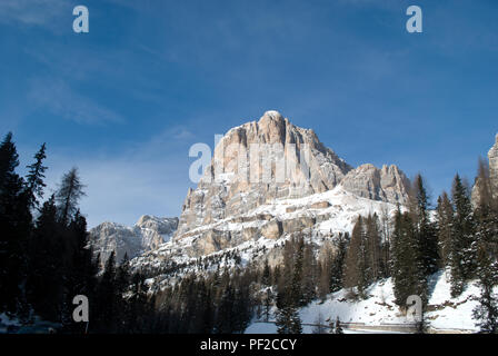 Die herrlichen Dolomiten in Cortina D'Ampezzo Stockfoto