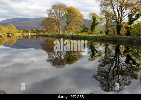 Caledonian Canal Corpach Fort William Stockfoto