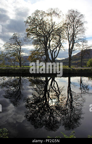 Caledonian Canal Corpach Fort William Stockfoto