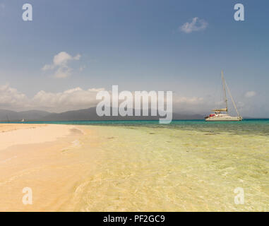 Eine typische Ansicht in den San Blas Inseln Stockfoto