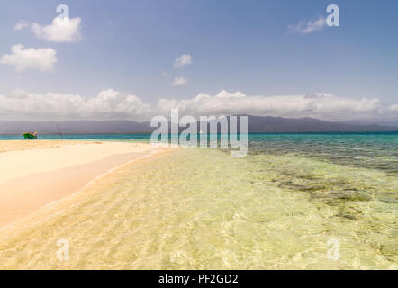 Eine typische Ansicht in den San Blas Inseln Stockfoto