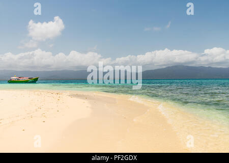 Eine typische Ansicht in den San Blas Inseln Stockfoto