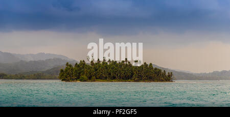 Eine typische Ansicht in den San Blas Inseln Stockfoto