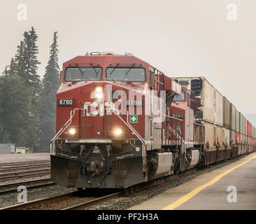 CP-Bahn Banff Alberta Kanada Stockfoto