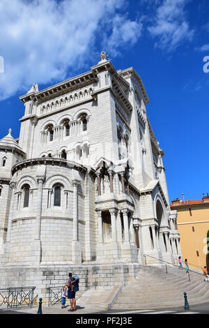 Sankt Nikolaus Kathedrale in der Altstadt von Monaco an der Cote D'Azur Stockfoto