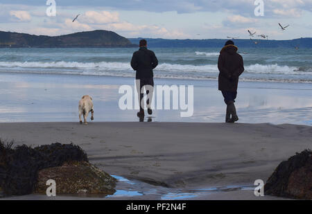 Pentewan Sands, Pentewan, Cornwall, 050218 Stockfoto