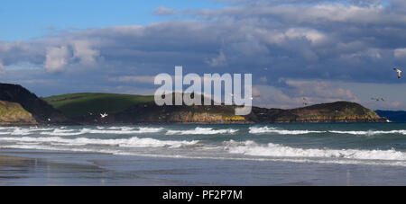 Pentewan Sands, Pentewan, Cornwall, 050218 Stockfoto