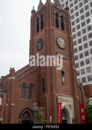 Alte St.-Mary's-Kathedrale in Chinatown San Francisco Stockfoto