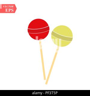 Vektor candy Symbol. Chupa Chups Symbol. Lollipop auf weißem Hintergrund, Vector EPS 10 isoliert Stock Vektor