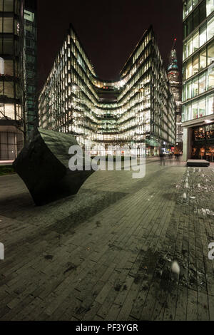 Mehr London in der Nacht Stockfoto