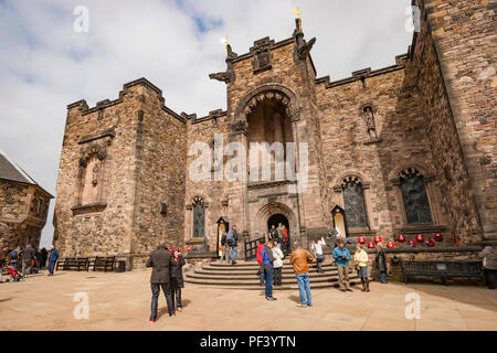 Scottish National War Museum in Edinburgh Castle, Schottland. Stockfoto