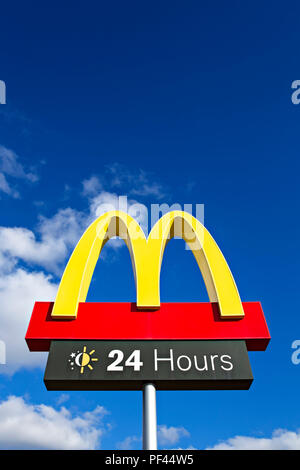 Ballarat Australia / McDonald's McCaf'e Restaurant in Lucas Ballarat. Stockfoto