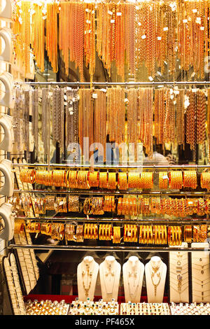 Gold Market in Sharjah, Vereinigte Arabische Emirate Stockfoto