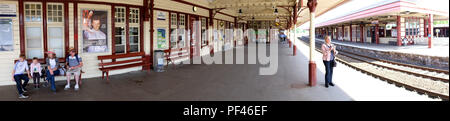 Aviemore Highland Station auf der Linie Schottland Stockfoto