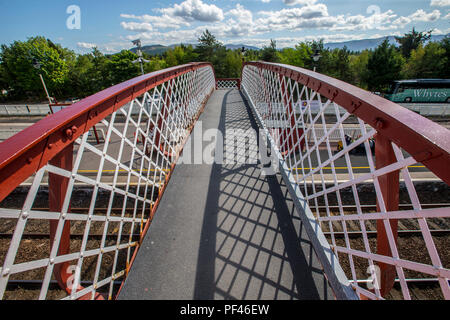 Aviemore Highland Station auf der Linie Schottland Stockfoto