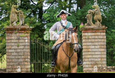 Abbildung: Reenactor Arran Johnston als Bonnie Prince Charlie Pressemitteilung 6/8/18 zur sofortigen Veröffentlichung Bonnie Prince Charlie ret Stockfoto