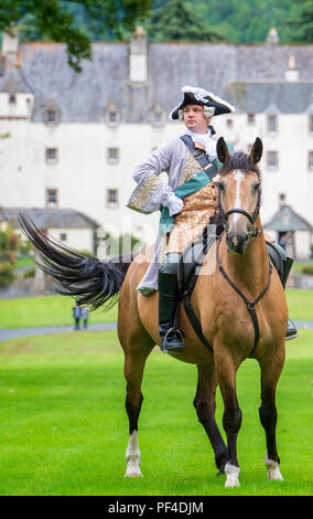 Abbildung: Reenactor Arran Johnston als Bonnie Prince Charlie Pressemitteilung 6/8/18 zur sofortigen Veröffentlichung Bonnie Prince Charlie ret Stockfoto