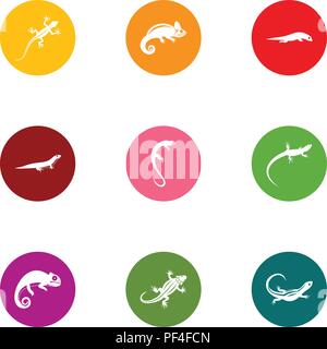 Raptor Symbole, flacher Stil Stock Vektor