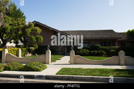 Kalifornien, USA. 18. August 2018. Eine allgemeine Ansicht der Brady Bunch Haus am 18. August in North Hollywood, Kalifornien 2018. Foto von Barry King/Alamy leben Nachrichten Stockfoto