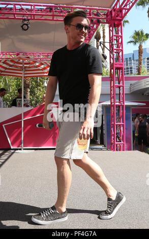 Las Vegas, NV, USA. 18 Aug, 2018. 18. August 2018 - Las Vegas, Nevada - Jesse McCartney. Jesse McCartney führt im Flamingo Pool gehen und Dayclub. Photo Credit: MJT/AdMedia Credit: Mjt/AdMedia/ZUMA Draht/Alamy leben Nachrichten Stockfoto