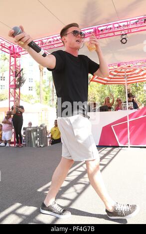 Las Vegas, NV, USA. 18 Aug, 2018. Jesse McCartney in der Ankunftshalle für Jesse McCartney führt LIve bei GO POOL Dayclub, Flamingo Las Vegas, Las Vegas, NV 18. August 2018. Credit: MORA/Everett Collection/Alamy leben Nachrichten Stockfoto