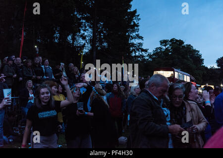 Hardwick Live 18. August 2018 Stockfoto