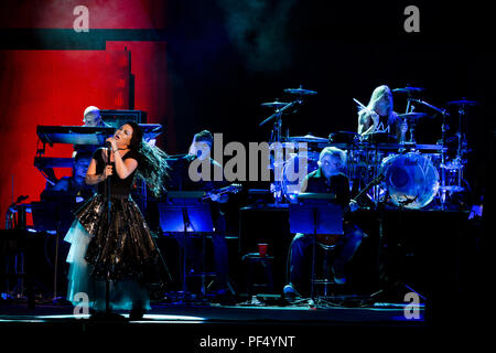 WEST Palm Beach, FL - 18. August: Evanescense führt im Coral Sky Amphitheater am 18. August 2018 in West Palm Beach, Florida. Quelle: MPI 140/MediaPunch Stockfoto