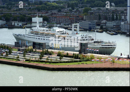 Hotel Schiff Statendam liegt ein Rotterdam, Neherlands Stockfoto