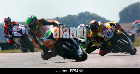 Bennetts, Britische Super Bike, Thruxton, Hampshire, UK, Stockfoto