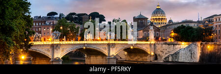 Herrlichen Blick auf St. Peter Cathedral, Rom, Italien Stockfoto