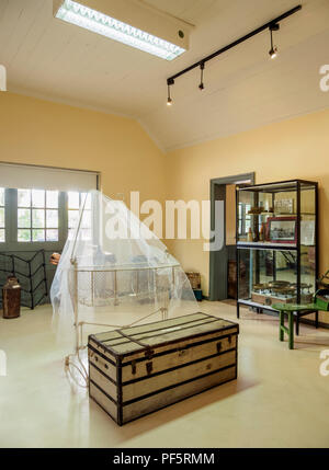 Museo Pueblo de Luis, Waliser Museum, Interieur, Trelew, der Waliser Siedlung, Provinz Chubut, Patagonien, Argentinien Stockfoto