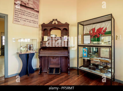 Museo Pueblo de Luis, Waliser Museum, Interieur, Trelew, der Waliser Siedlung, Provinz Chubut, Patagonien, Argentinien Stockfoto