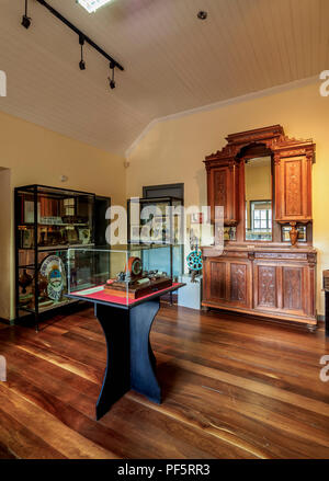 Museo Pueblo de Luis, Waliser Museum, Interieur, Trelew, der Waliser Siedlung, Provinz Chubut, Patagonien, Argentinien Stockfoto