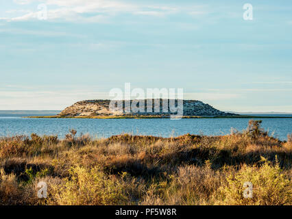 Isla de los Pajaros, die Halbinsel Valdes, UNESCO-Weltkulturerbe, Provinz Chubut, Patagonien, Argentinien Stockfoto