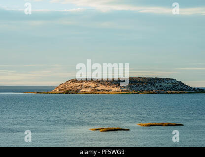 Isla de los Pajaros, die Halbinsel Valdes, UNESCO-Weltkulturerbe, Provinz Chubut, Patagonien, Argentinien Stockfoto