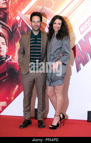 'Ant-Man und die Wespen' Rom Fotoshooting im Hotel de Russie verfügt über: Paul Rudd, Evangeline Lilly Wo: Rom, Italien Wann: 19 Aug 2018 Quelle: IPA/WENN.com ** Nur für die Veröffentlichung in Großbritannien, den USA, Deutschland, Österreich, Schweiz ** verfügbar Stockfoto